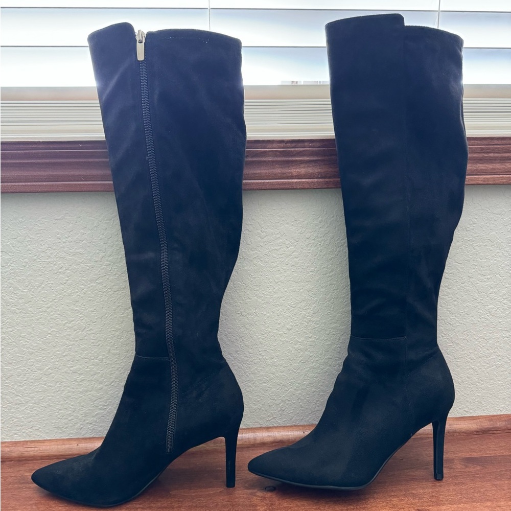 Nine West Black knee high boots